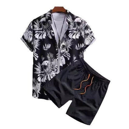 Beach Print Cardigan