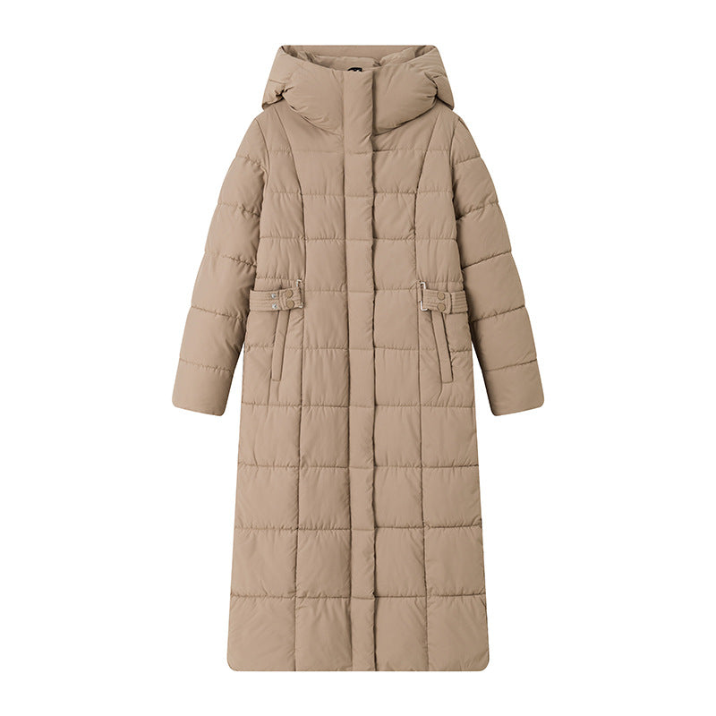 Thickened Long Section Down Cotton Jacket Coat