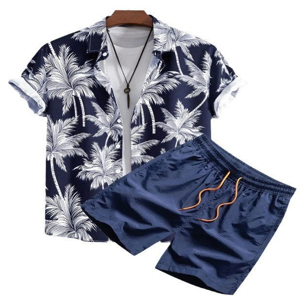 Beach Print Cardigan