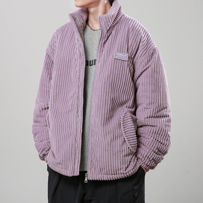 Corduroy Padded Jacket.