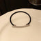 Silver Radian Rubber Band