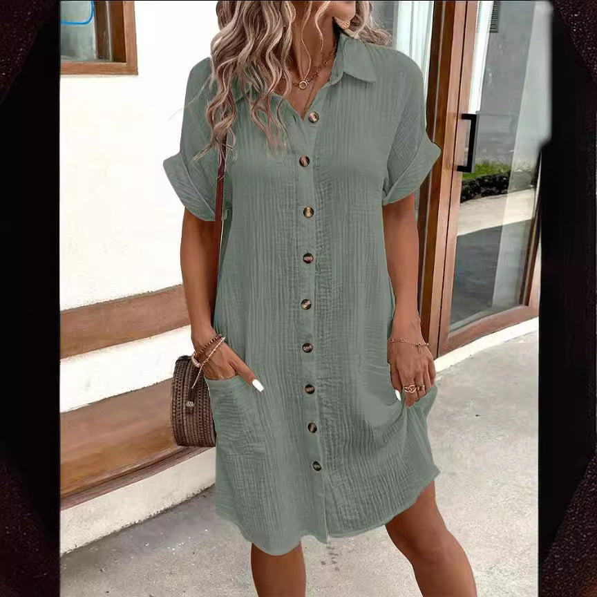 Summer Shirt Dress.