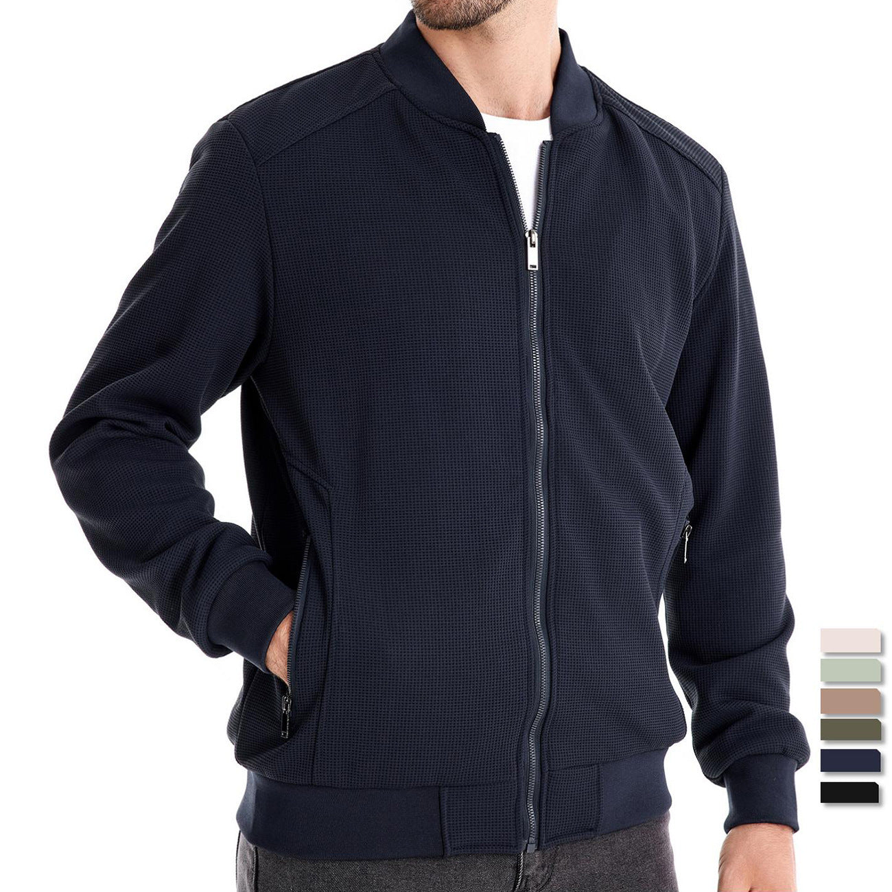 Men's Solid Color Jacket