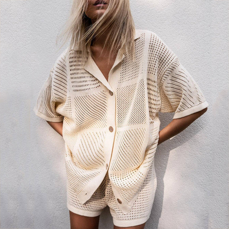 V-neck Sports Set
