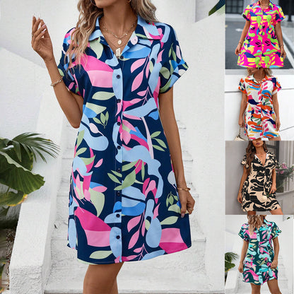 Floral A-line Dress