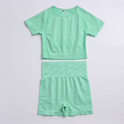 Seamless Knitted Yoga Clothes Women