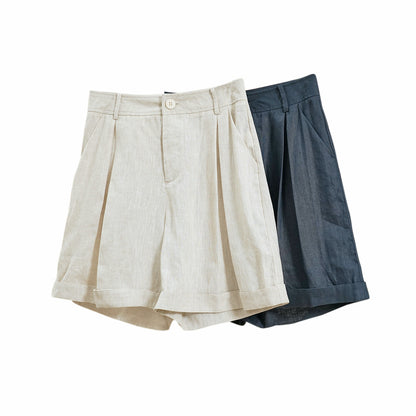 Wide-Leg Hot Pants