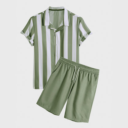 Floral Striped Set